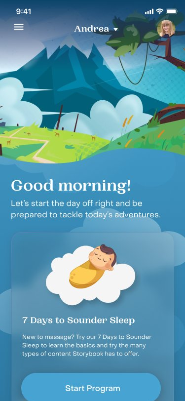 Storybook app redesign
