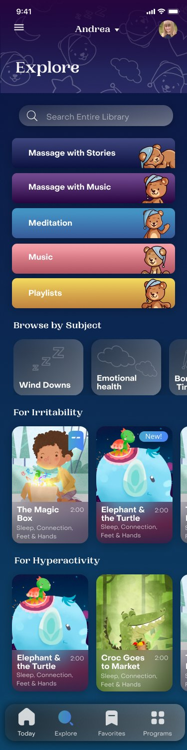Storybook gamified profile design